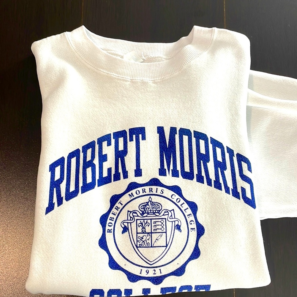 Vintage thrifted college sweater